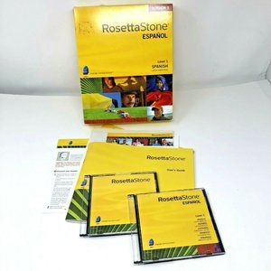 Rosetta Stone Espanol Level 1 Version 3 Spanish